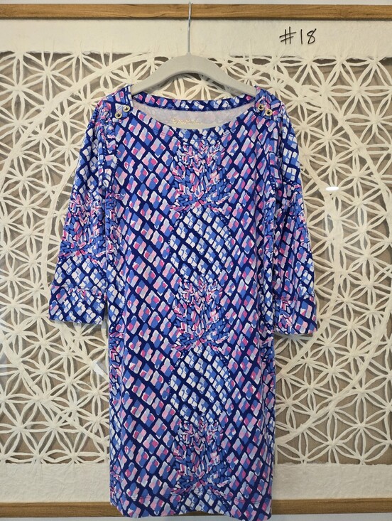 Lilly Pulitzer Other - Lilly Pulitzer Mini Sophie Dress Girls Medium – Bright Print, Preppy Summer